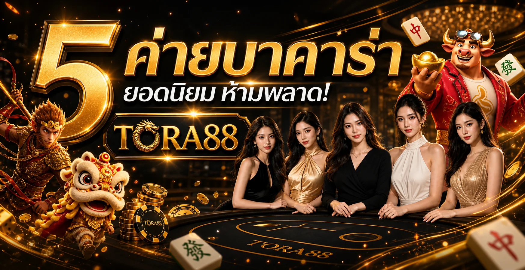 TORA88 รวมค่ายเกมสล็อตออนไลน์ยอดฮิตและคาสิโนสด
